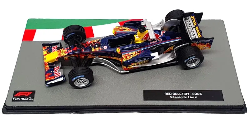 Altaya 1/43 Scale 91024J - F1 Red Bull 2005 #15 V. Liuzzi - Blue/Yellow