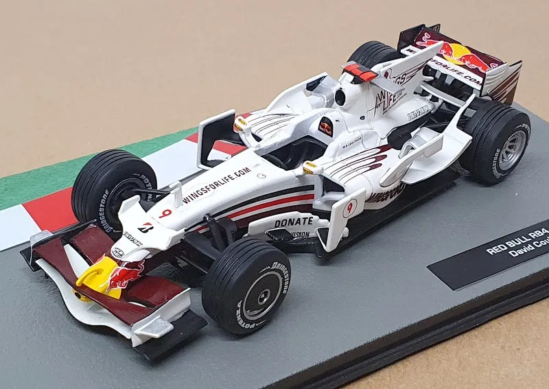 Altaya 1/43 Scale 91024N - F1 Red Bull RB4 2008 #30 David Coulthard - White