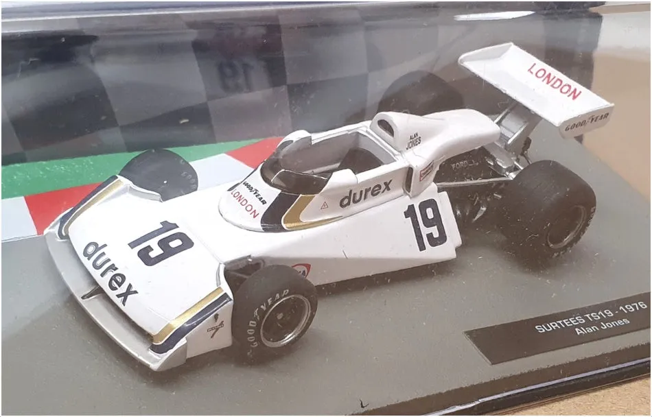 Altaya 1/43 Scale AT301122A - F1 1976 Surtees TS18 #19 A. Jones - White