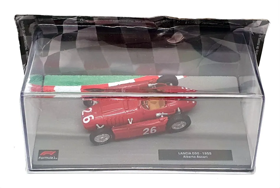 Altaya 1/43 Scale AT301122L - F1 1955 Lancia D50 A. Ascari - Red