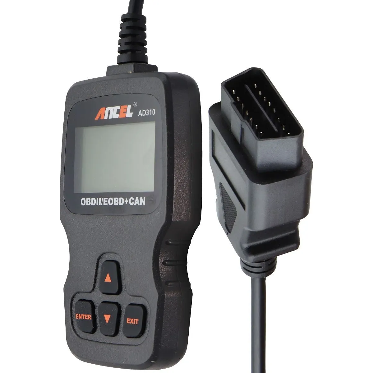 ANCEL AD310 Universal OBD II/EOBD CAN Scanner Car Engine Fault Code Reader - Blk