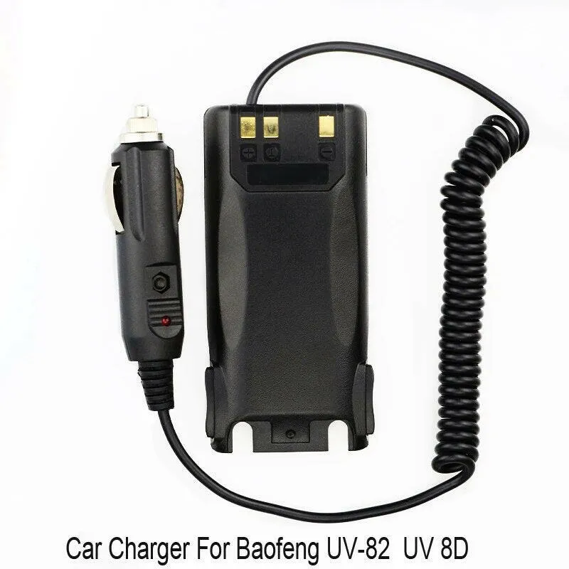 BAOFENG Battery Eliminator Car Charger For BaoFeng UV 5R 5RE BF-888S UV-82 9R Charging Cable Uv-5r TYT TH-F8 CIGARETTE LIGHTER