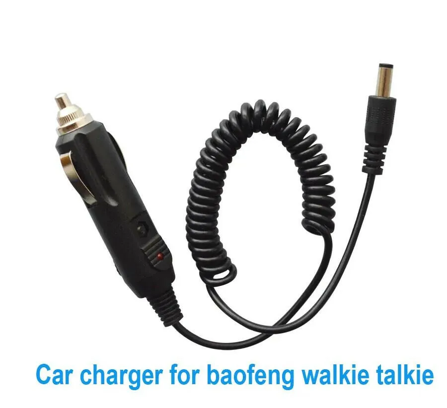 BAOFENG Battery Eliminator Car Charger For BaoFeng UV 5R 5RE BF-888S UV-82 9R Charging Cable Uv-5r TYT TH-F8 CIGARETTE LIGHTER