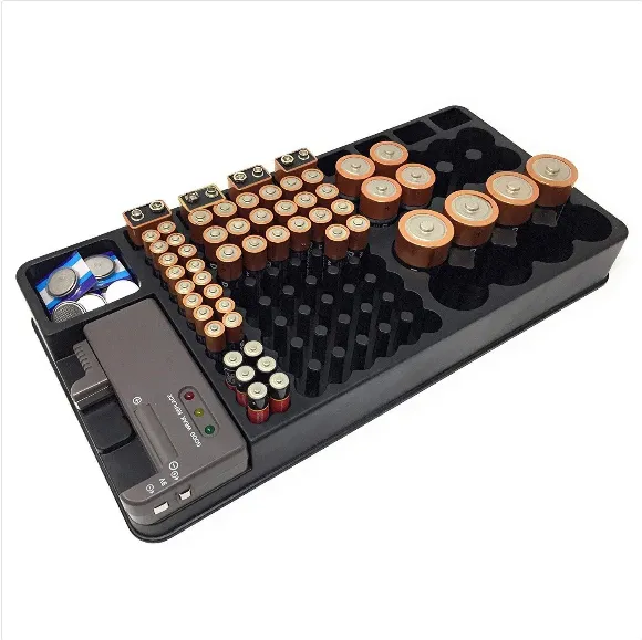 Battery Organiser with Tester