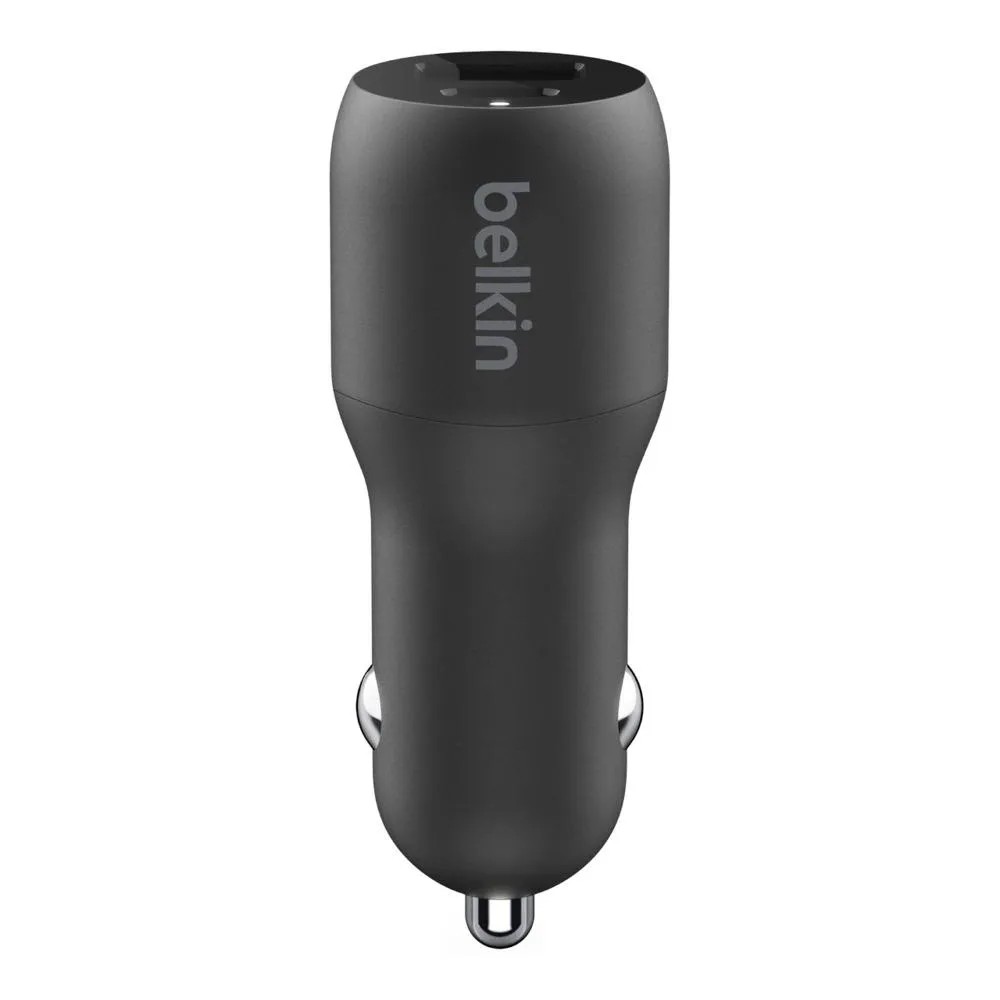 Belkin Boostcharge 18W USB-C-PD   12W USB-A Car Charger