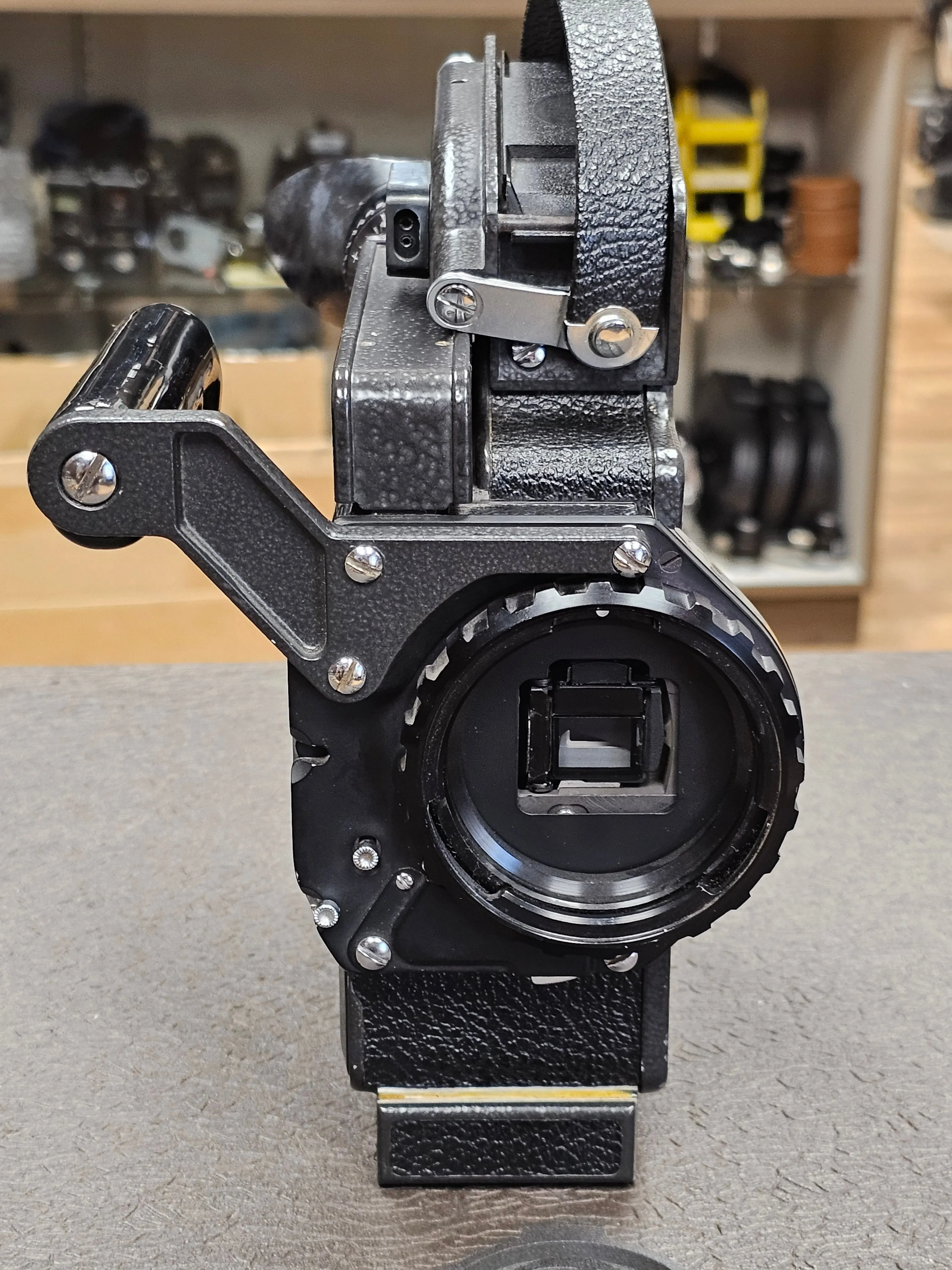 Bolex EBM 16mm Camera with 13x viewfinder S# 307957 (New)