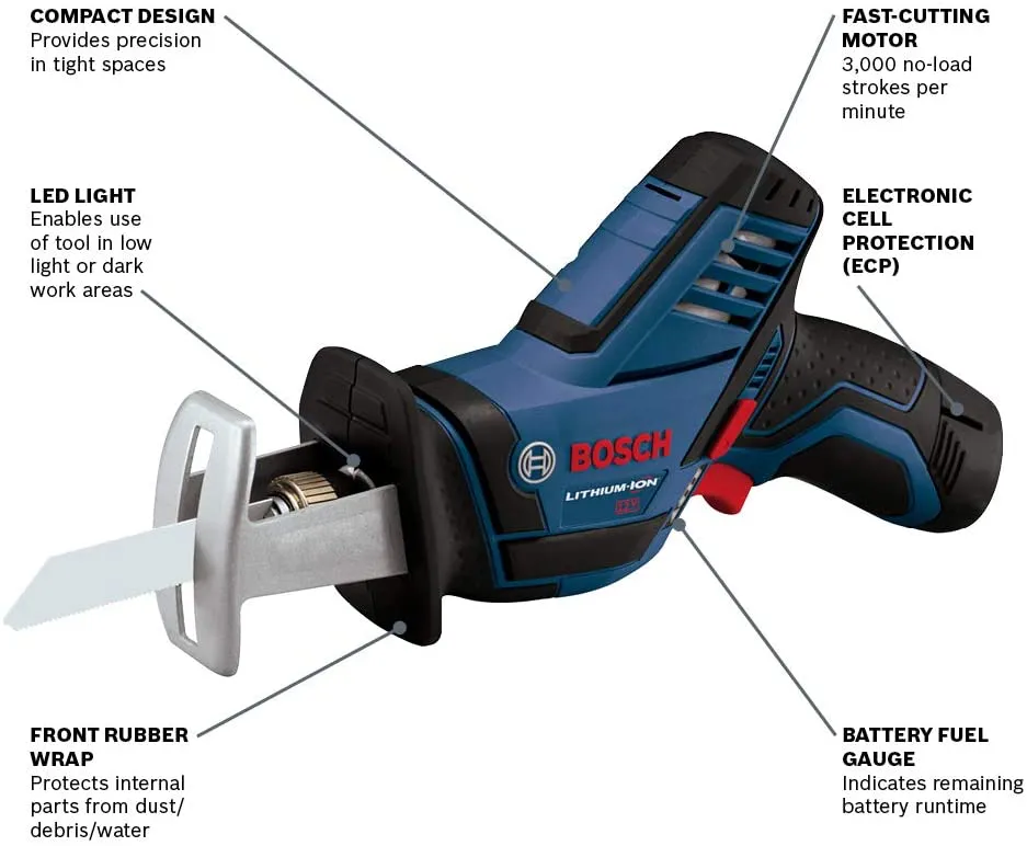 Bosch PS60-102 Reciprocating Saw Kit