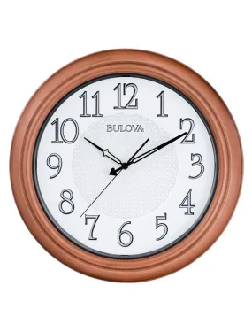 Bulova Providence Wall Clock - Outdoor Lighted Clock - Luminous Accented Hands