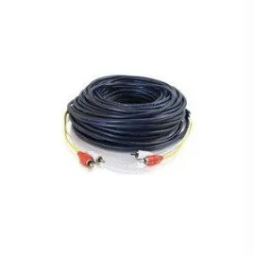 C2g 25ft Plenum-rated Rca Stereo Audio Cable With Low Profile Connectors