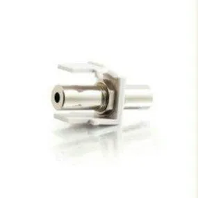 C2g Snap-in 3.5mm Stereo F-f Keystone Insert Module - White