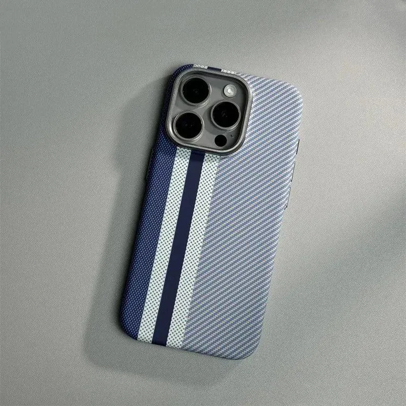 Carbon fiber texture Magsafe case for iphone