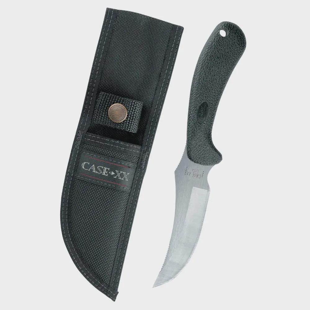 Case Ridgeback Hunter Black Fixed Blade Knife with Nylon Sheath