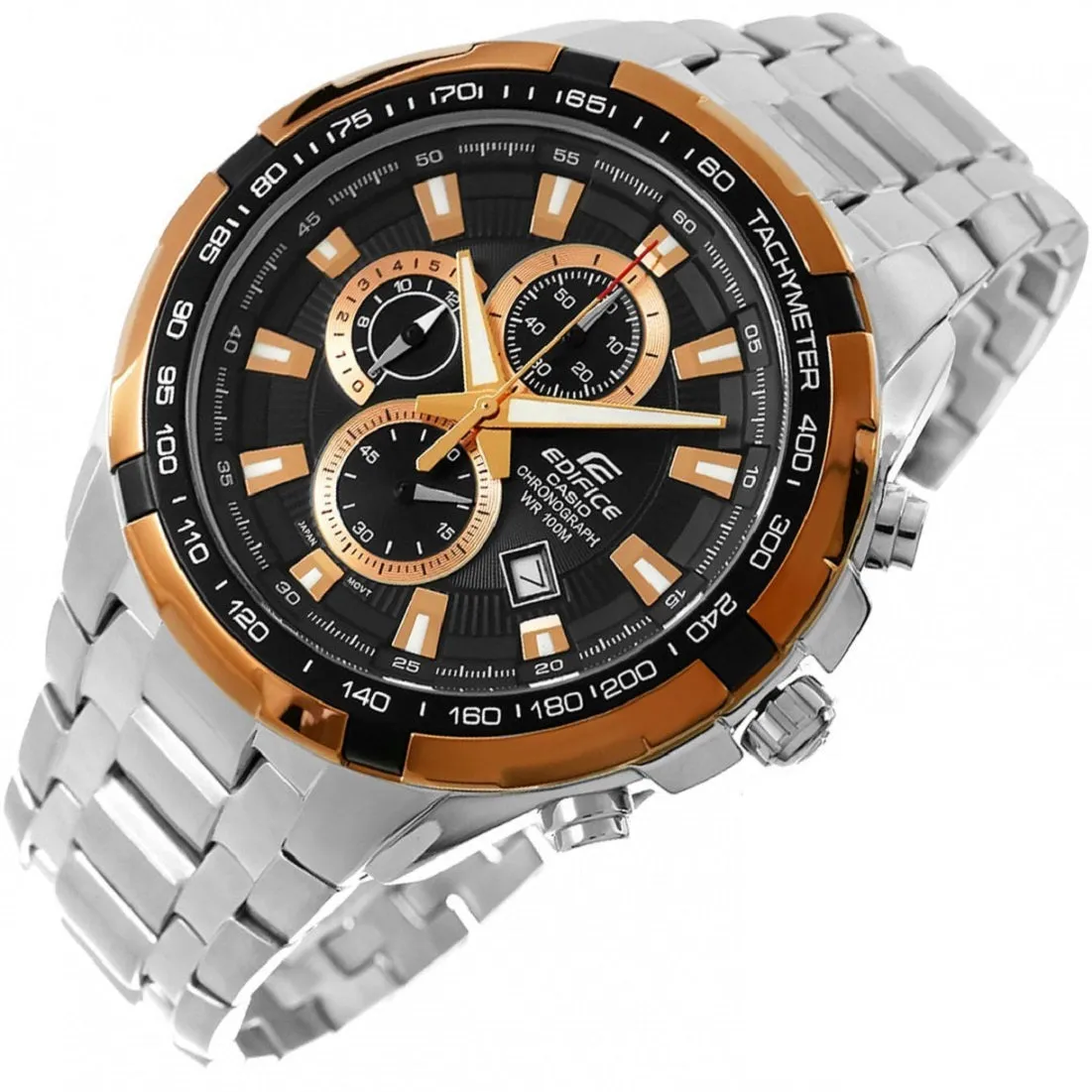 Casio Edifice EF-539D-1A5 Chronograph Stainless Steel Strap Watch For Men