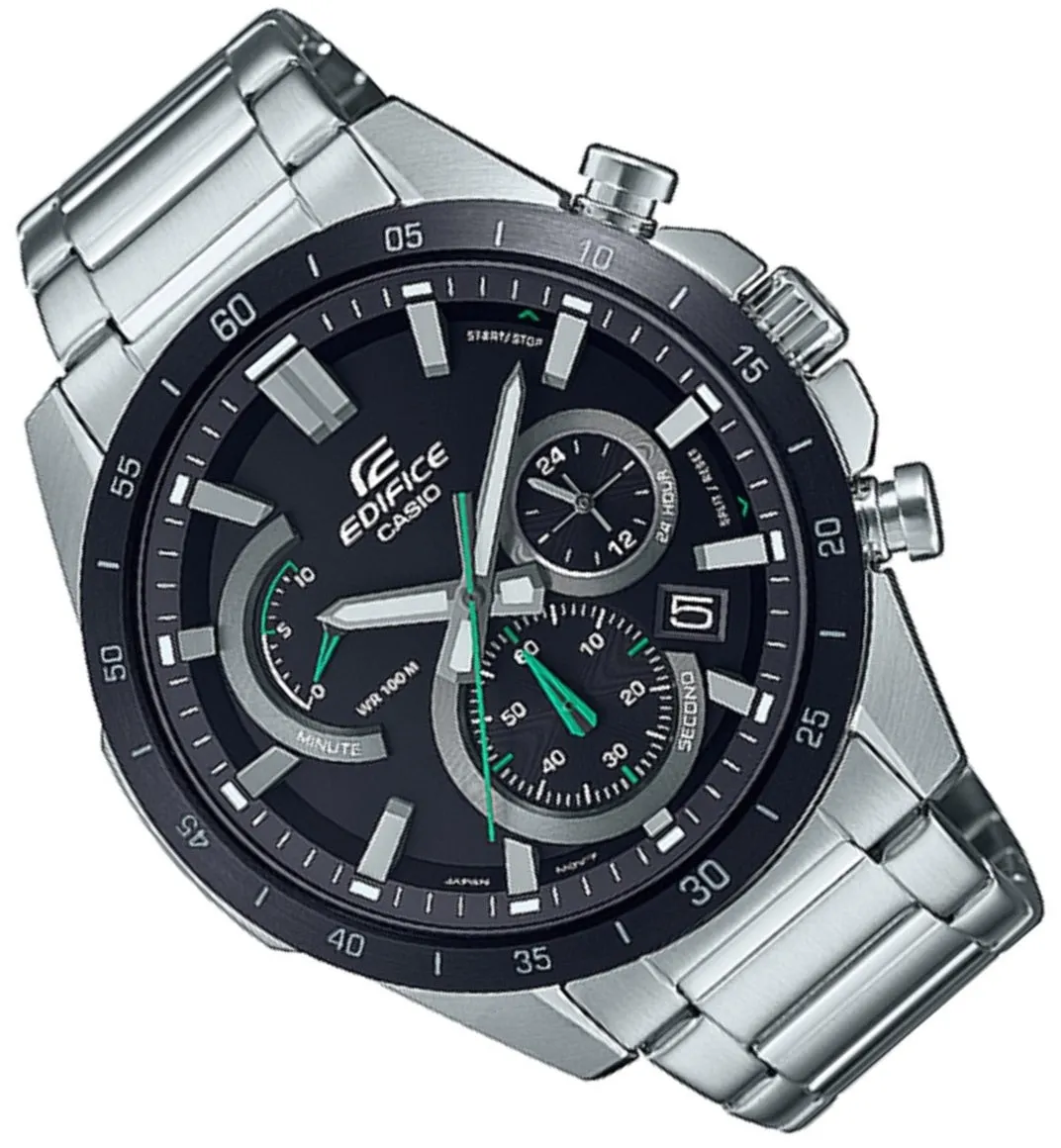 Casio Edifice EFR-573DB-1A Chronograph Stainless Steel Strap Watch For Men