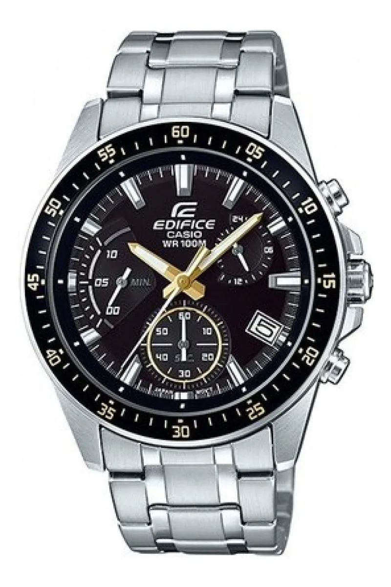 Casio Edifice EFV-540D-1A9 Chronograph Stainless Steel Strap Watch For Men