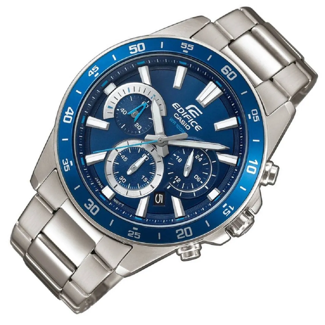 Casio Edifice EFV-570D-2A Chronograph Stainless Steel Strap Watch For Men