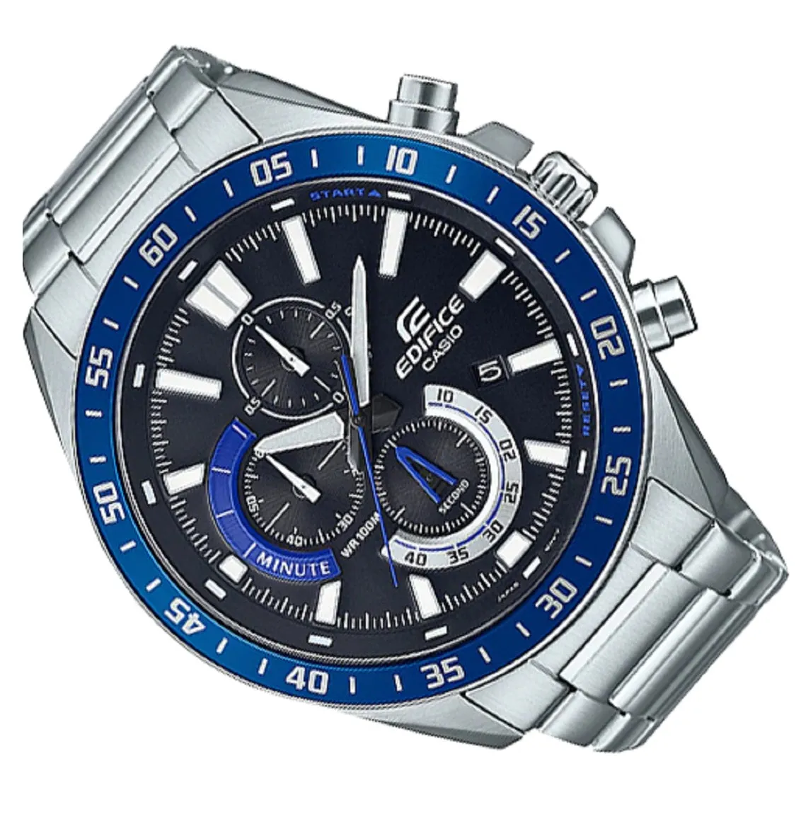 Casio Edifice EFV-620D-1A2 Chronograph Stainless Steel Strap Watch For Men