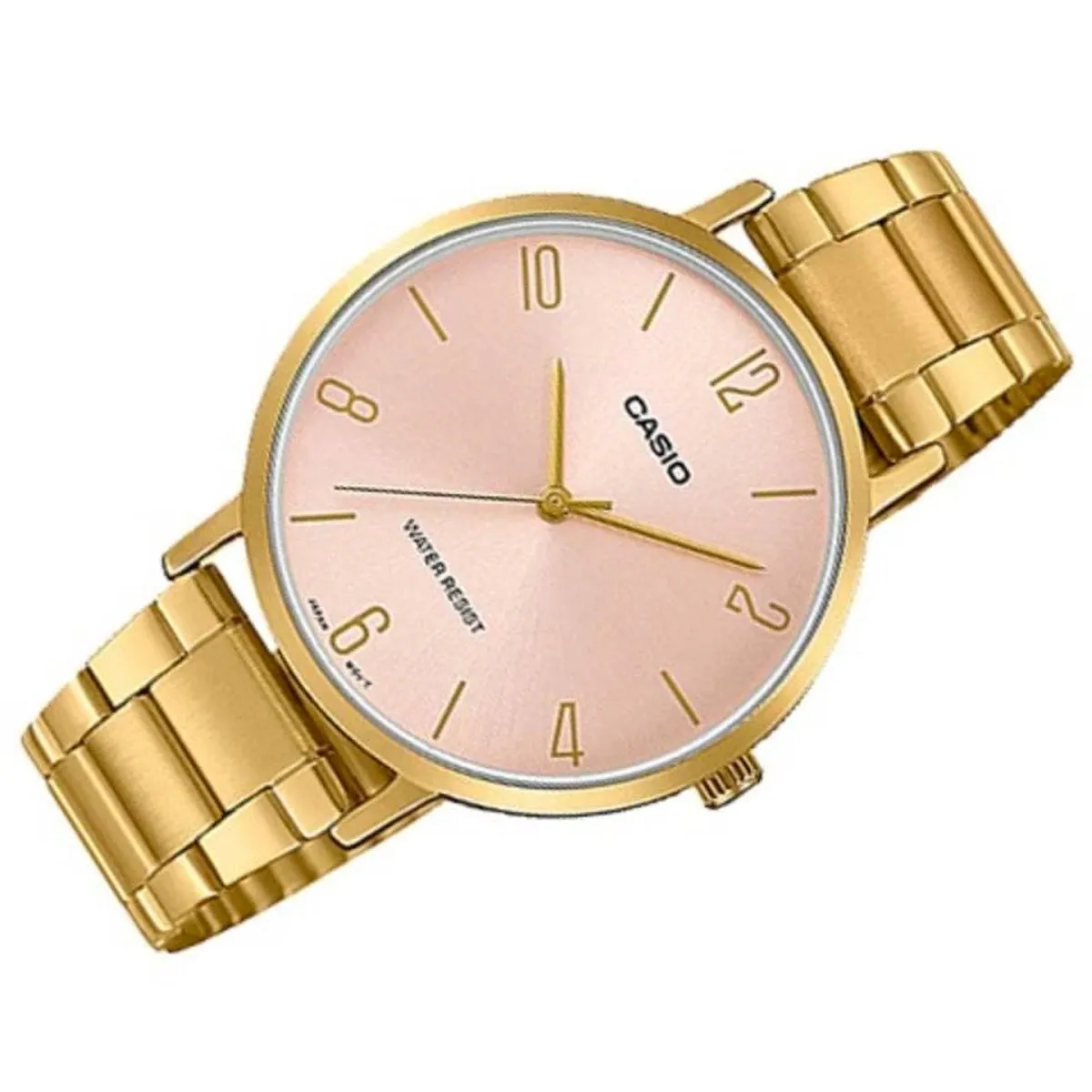 Casio LTP-VT01G-4B Gold Strap Watch for Women