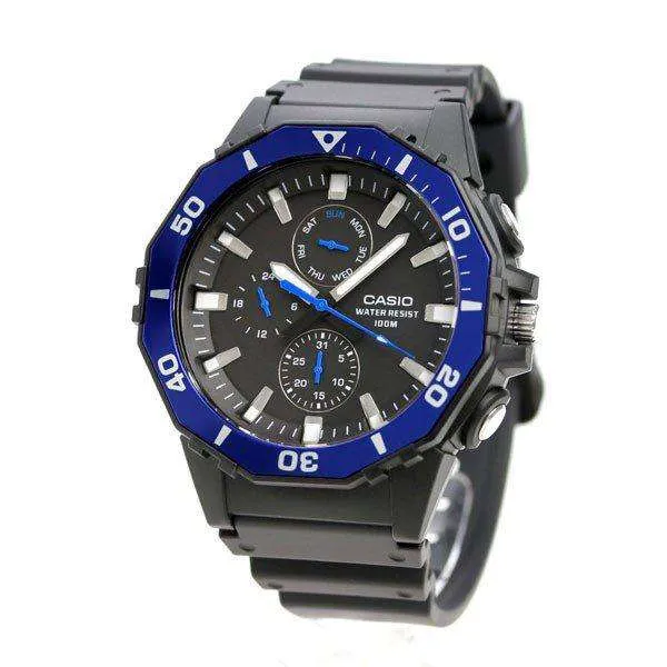 Casio MRW-400H-2AVDF Analog Black Resin Strap Watch for Men