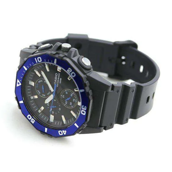 Casio MRW-400H-2AVDF Analog Black Resin Strap Watch for Men