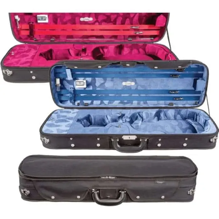 CC540 Wood Shell Violin Case - Pressed Velvet Interior