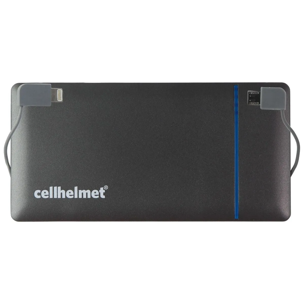 CellHelmet 5,000mAh Power Bank with Micro-USB and 8-Pin for iPhone - Black