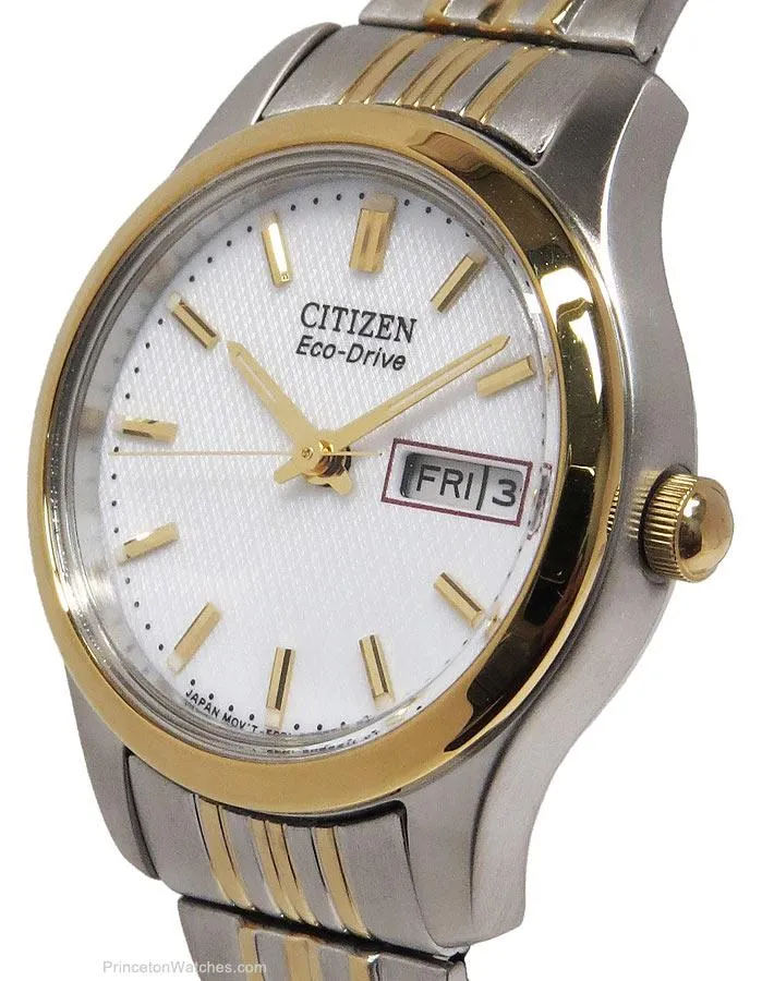 Citizen Ladies Eco-Drive Expansion - Day/Date - White Dial - Two-Tone