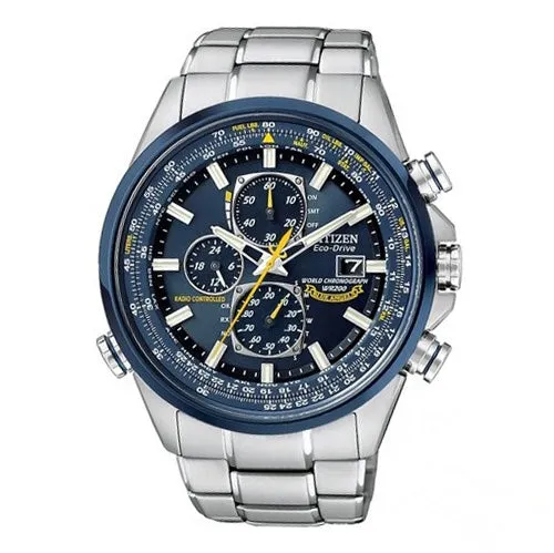 Citizen Men's Watch Blue Angels A-T World Chrono Radio Controlled Eco-Drive AT8020-54L