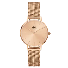 Daniel Wellington Ladies Rose Gold Petite Unitone Watch DW00100470