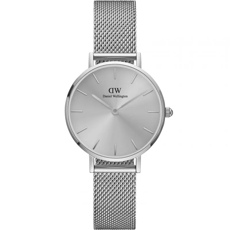 Daniel Wellington Ladies Silver Petite Unitone Watch DW00100464