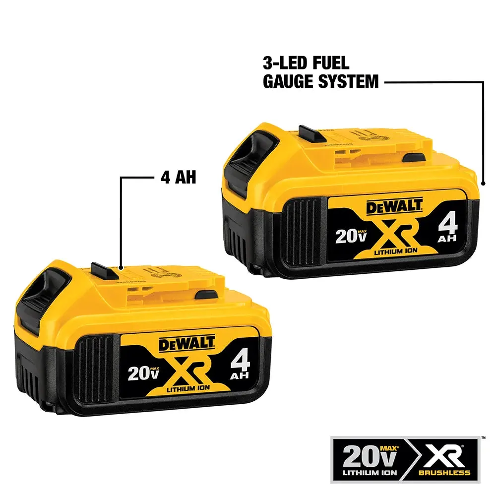 DeWalt 20V MAX* XR‚® Lithium Ion 4.0Ah Battery - 2/Pack