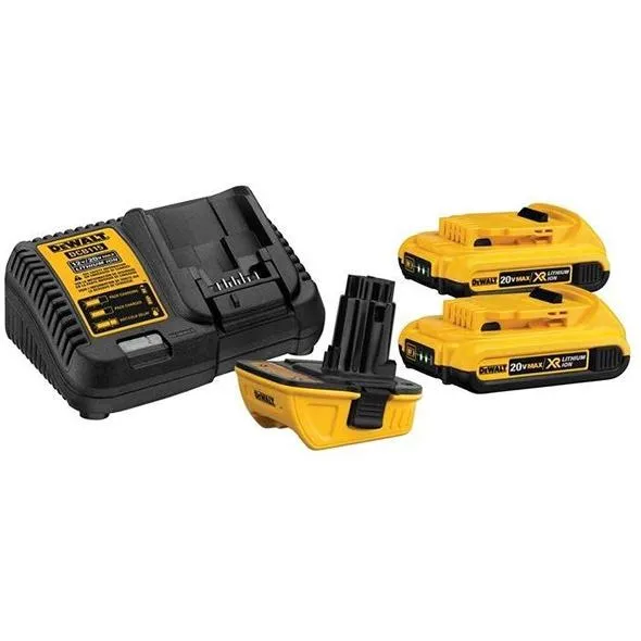 DeWALT DCA2203C 18V to 20V 2.0Ah Lithium-Ion Battery/Charger/Adapter Kit