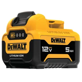 DeWALT DCB126 12V MAX 5.0Ah Lithium-Ion Lightweight Compact Battery