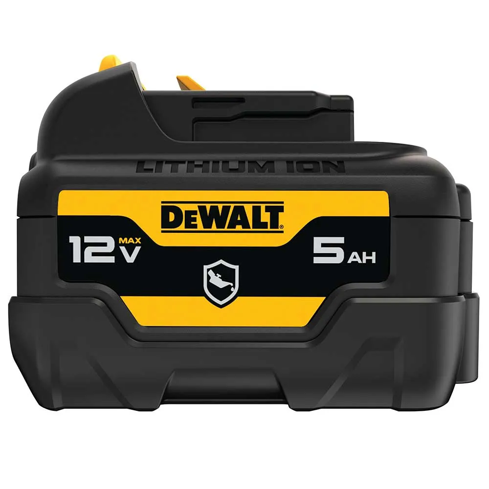 DeWALT DCB126G 12V MAX 5Ah Lightweight Lithium-Ion Durable Oil Resistant Battery