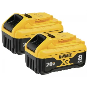 DeWALT DCB208-2 20V MAX 8AH Dual Pack Battery