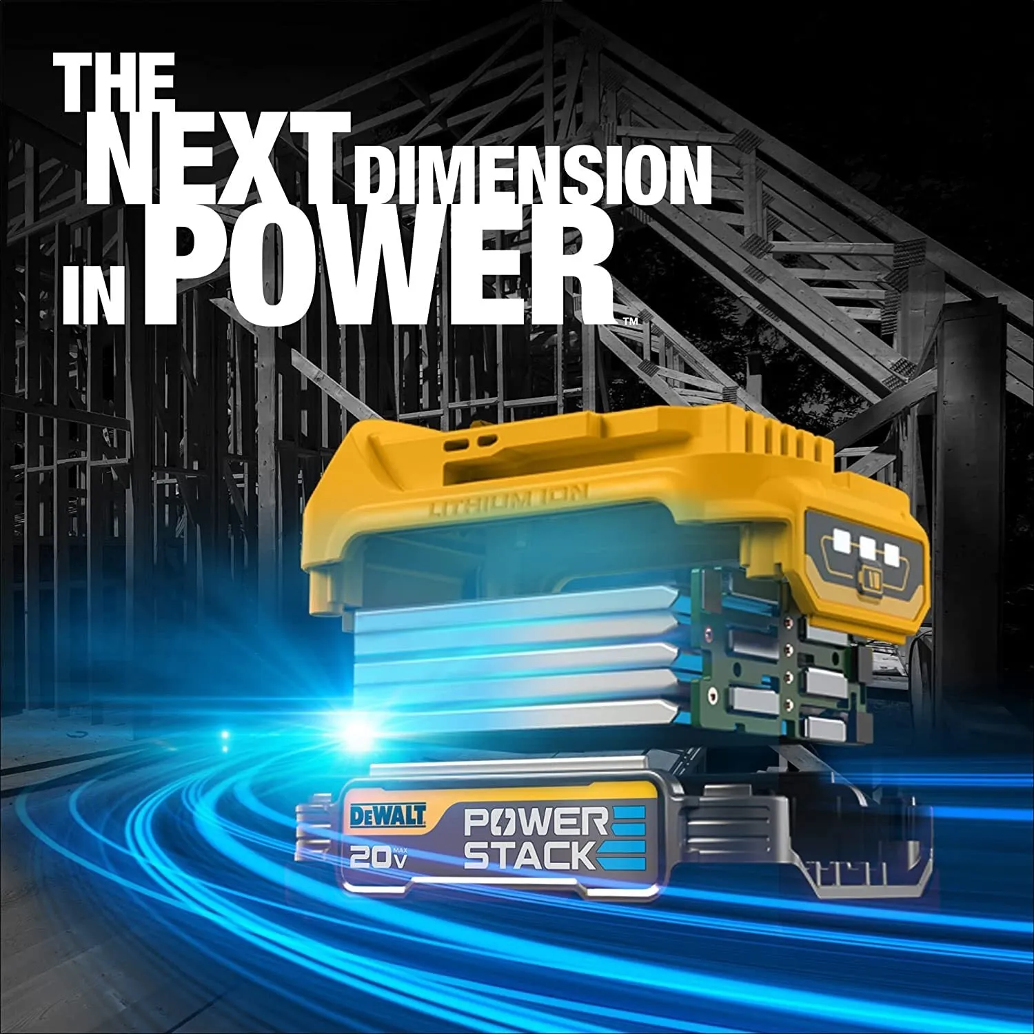 DeWALT DCBP034-2 20V MAX POWERSTACK Impact-Resistant Compact Batteries - 2 PK