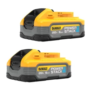 DeWALT DCBP520-2 20V MAX POWERSTACK 5 AH Battery - 2 PK