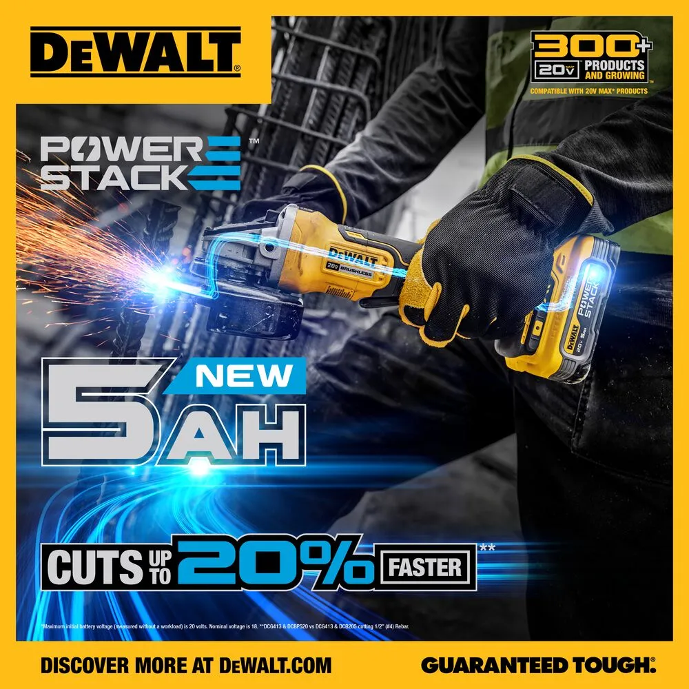 DeWALT DCBP520 20V MAX POWERSTACK 5 AH Battery