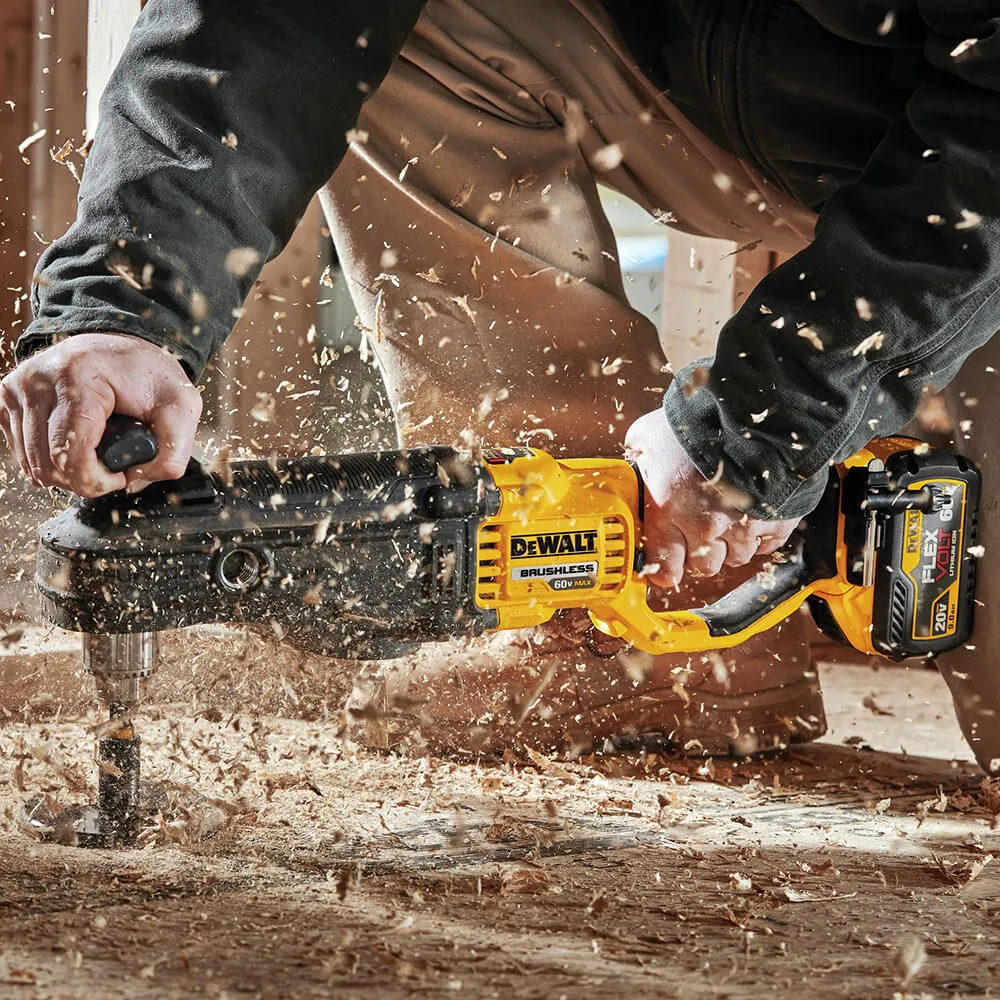 DeWALT DCD470X1 60V FLEXVOLT 9.0Ah In-Line E-Clutch Stud and Joist Drill Kit