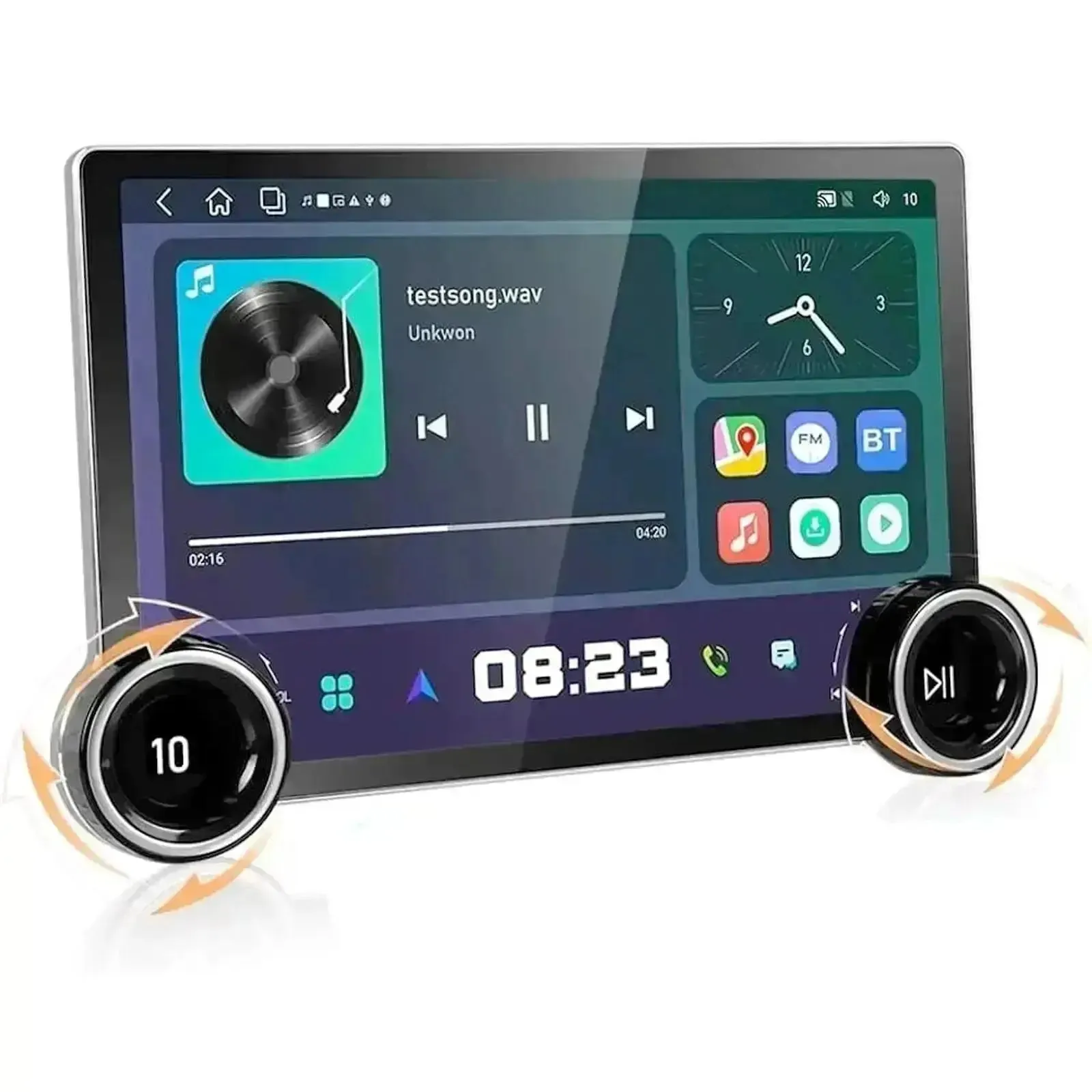 Diamond 2K - 11.5 Inch Dual Knob Android Multimedia Entertainment Unit - Toyota Hilux (05-14) M/C