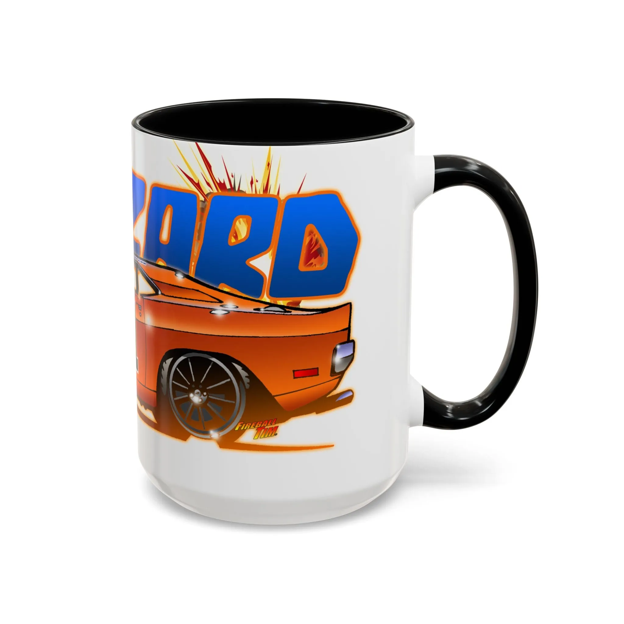 DUKES OF HAZZARD General Lee Dodge Charger Concept Art Coffee Mug 2 Sizes