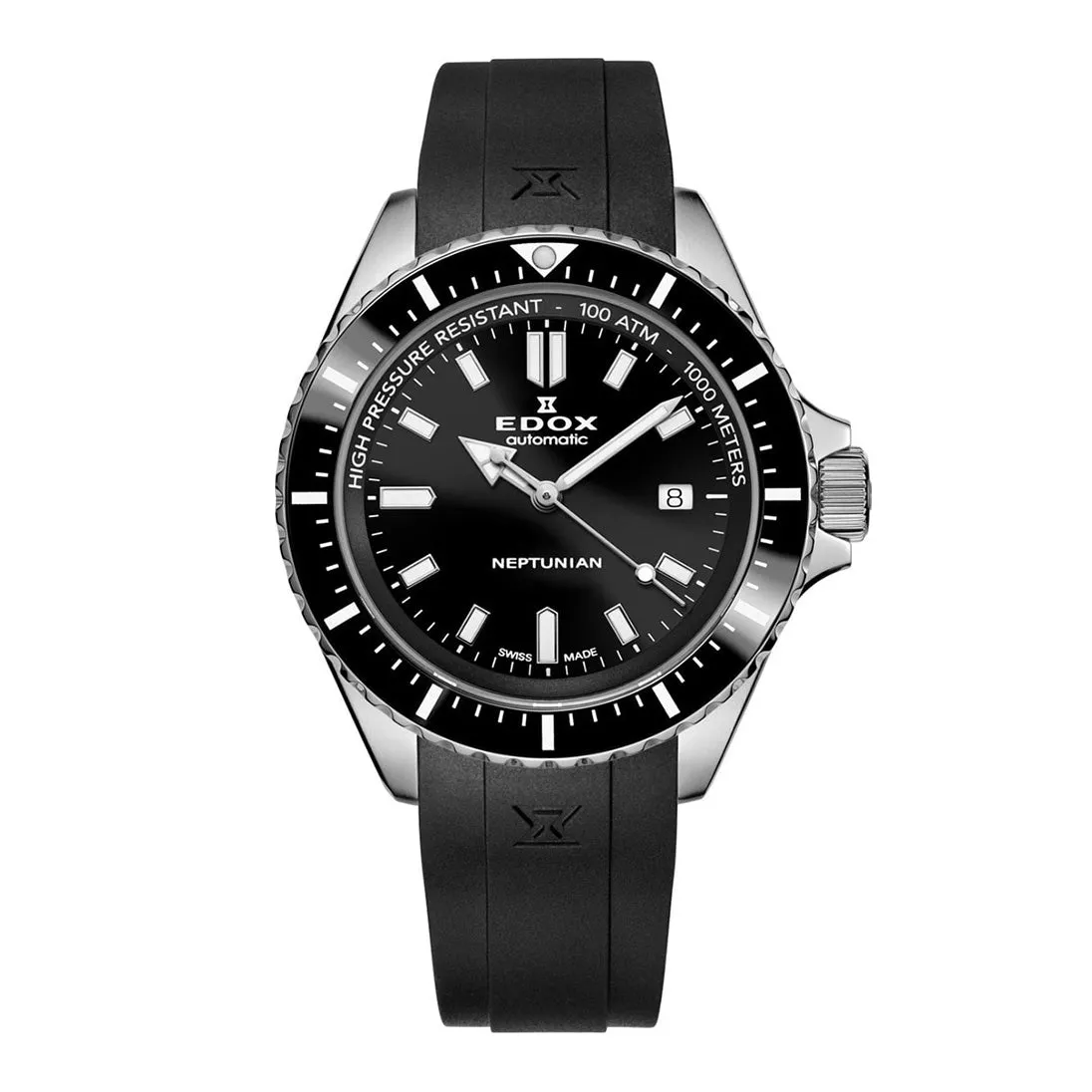 Edox Skydiver Neptunian Men's Black Watch 80120-3NCA-NIN