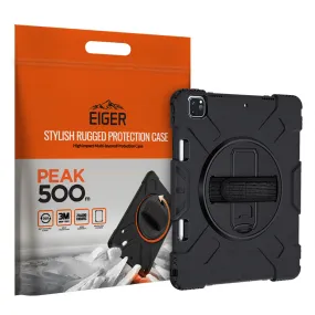 Eiger Peak 500m Case for Apple iPad Pro 12.9 (2018) (2020) (2021) (2022) in Black