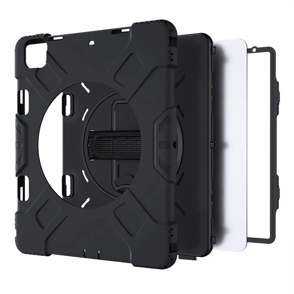 Eiger Peak 500m Case for Apple iPad Pro 12.9 (2018) (2020) (2021) (2022) in Black