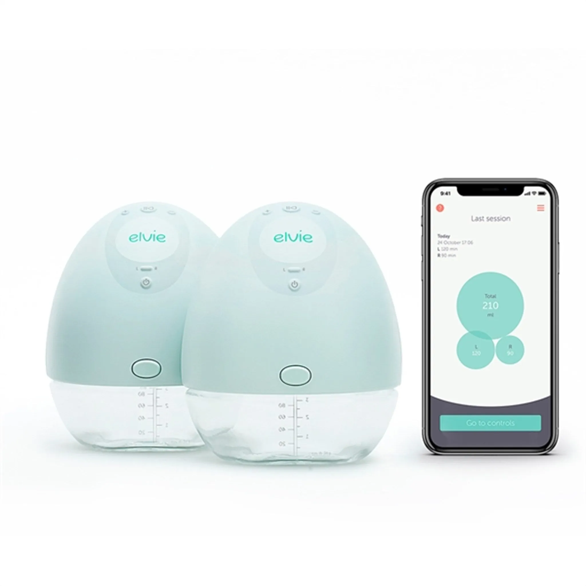 Elvie Breast Pump Double White