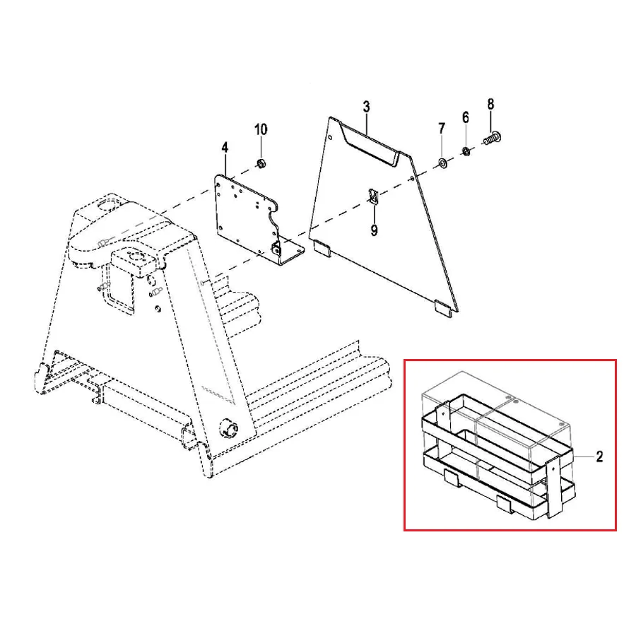 EP Equipment EPT20-18EHJ Battery Rack 1122-521000-00