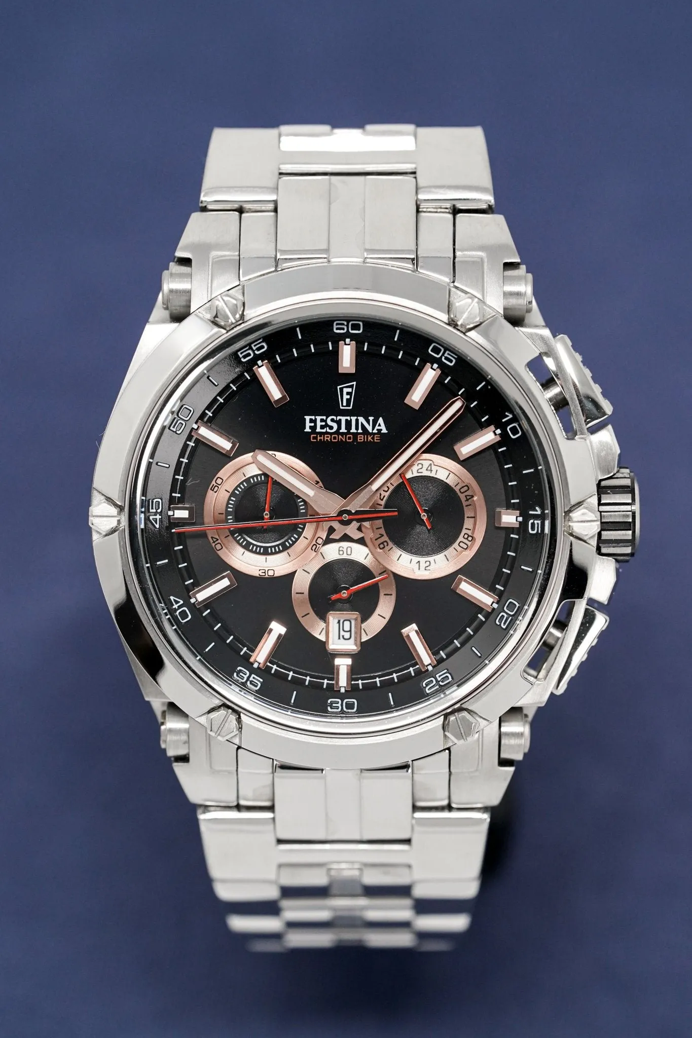 Festina Watch Black Chrono Bike Stainless Steel F20327-8