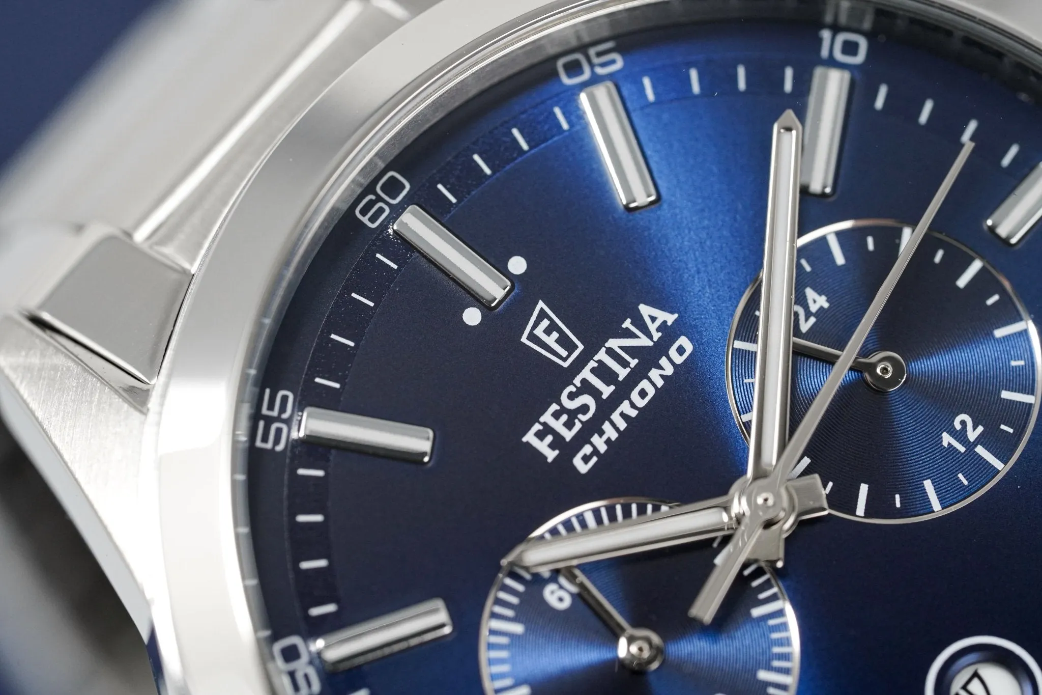 Festina Watch Blue Chrono Stainless Steel F16826-B