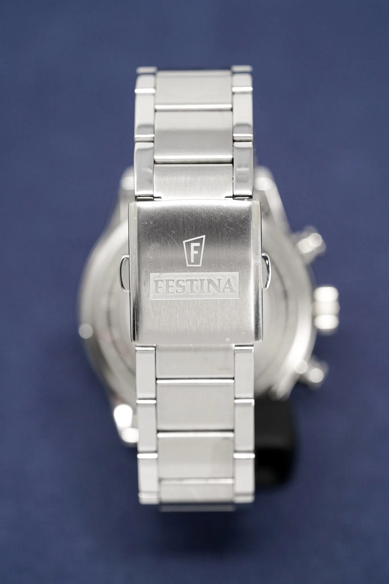 Festina Watch Blue Chrono Stainless Steel F16826-B