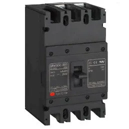 FGM6DC-3PLC-320 125A, 3 Pole DC Moulded Case Circuit Breaker (MCCB) Fixed Type 25kA 125 Amp, 1500VDC, 3 POLE CONNECTING TYPE